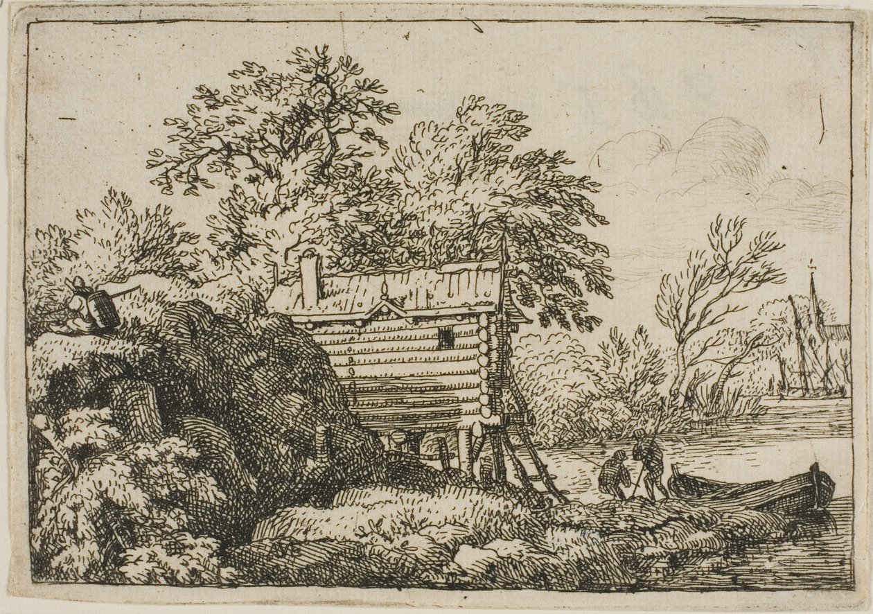 La barca del pescatore da Allaert van Everdingen