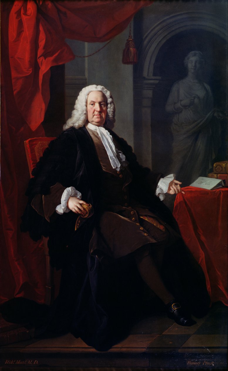 Ritratto del Dr. Richard Mead, 1747 da Allan Ramsay
