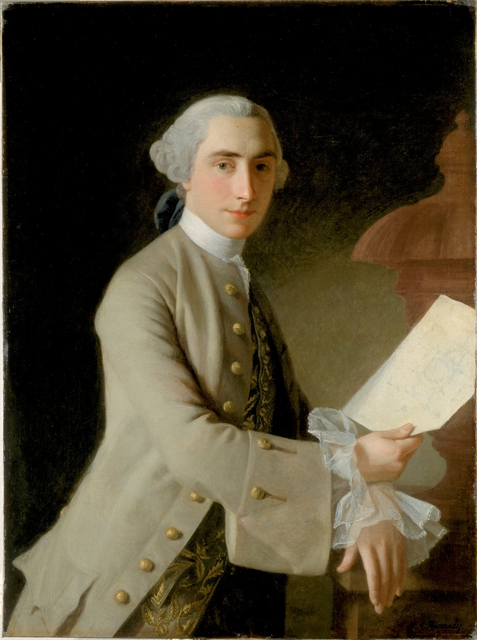 Ritratto di James Adam, 1754 da Allan Ramsay