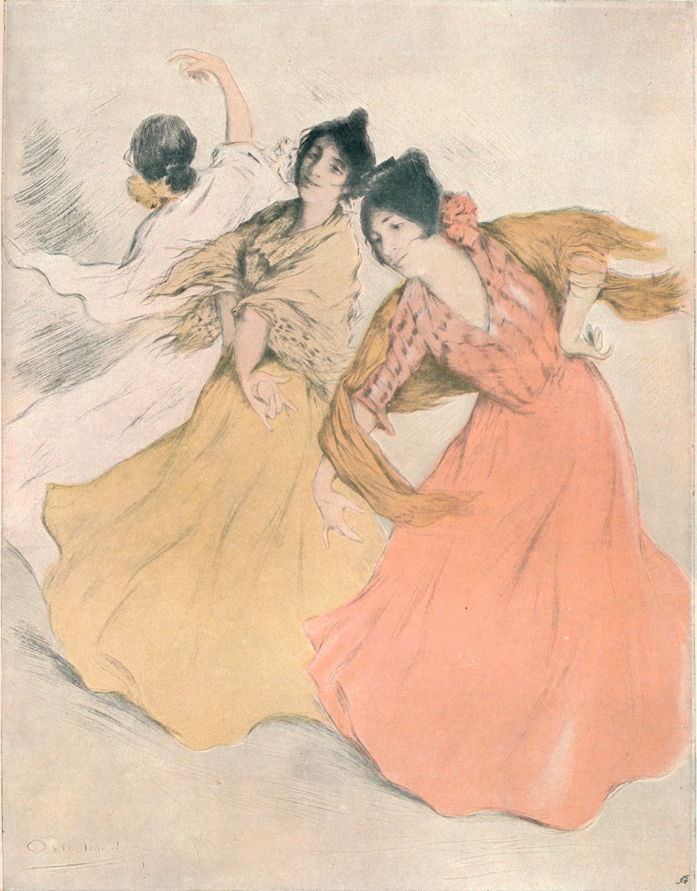 Ballerini spagnoli, c. 1875-1903 da Allan Osterlind