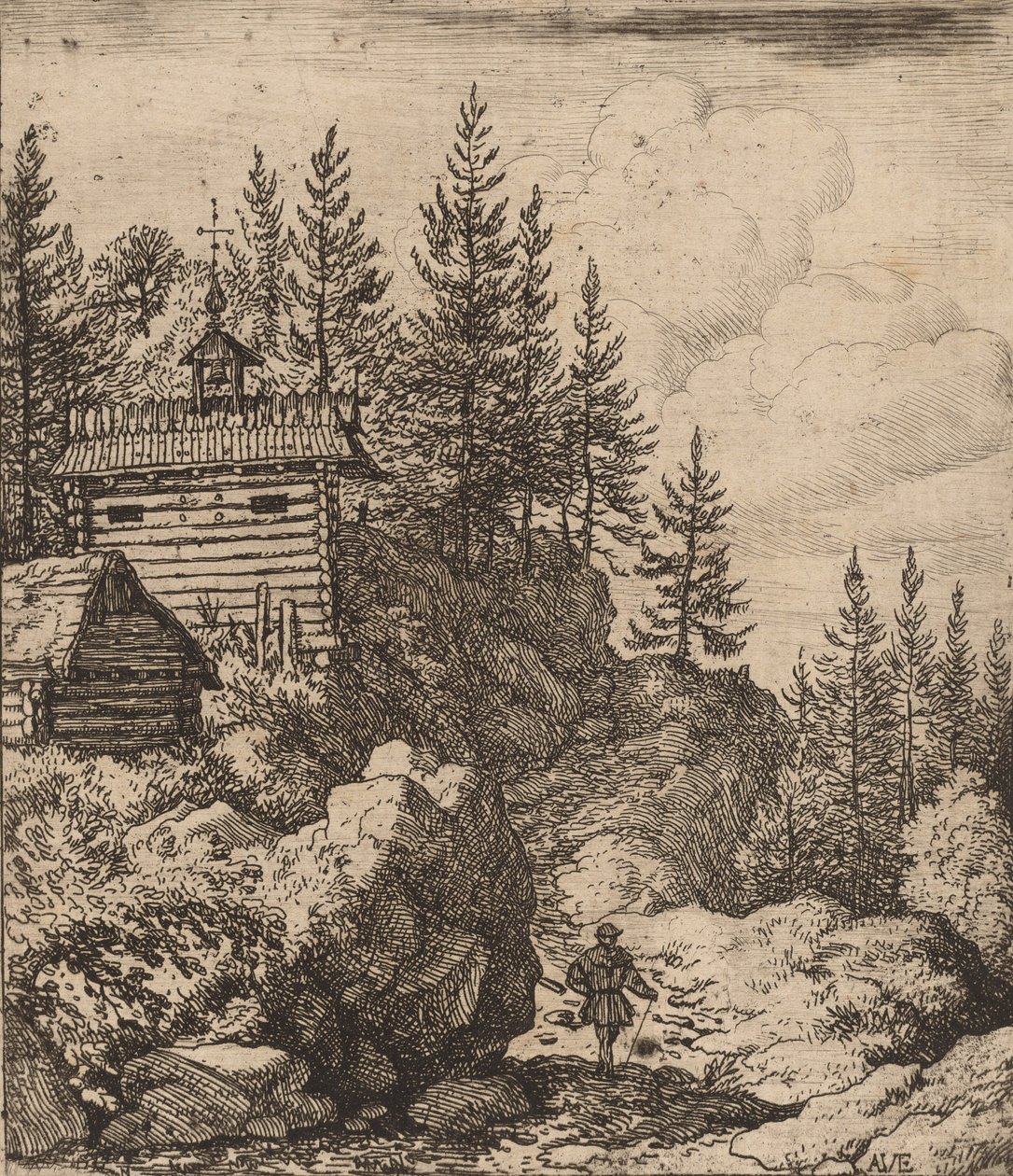 Cappella, probabilmente c. 1645-1656 da Allart van Everdingen