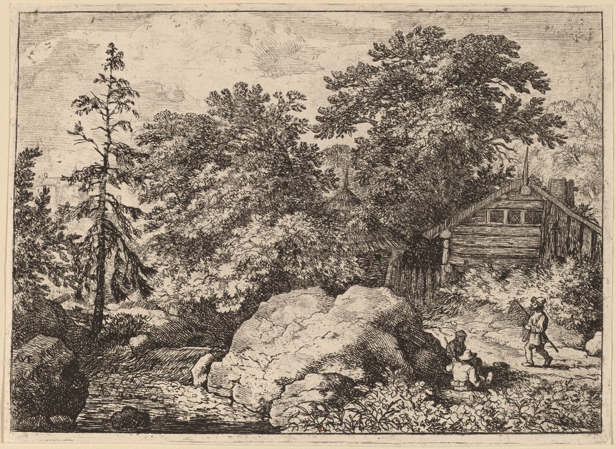 Il colle, probabilmente c. 1645-1656 da Allart van Everdingen
