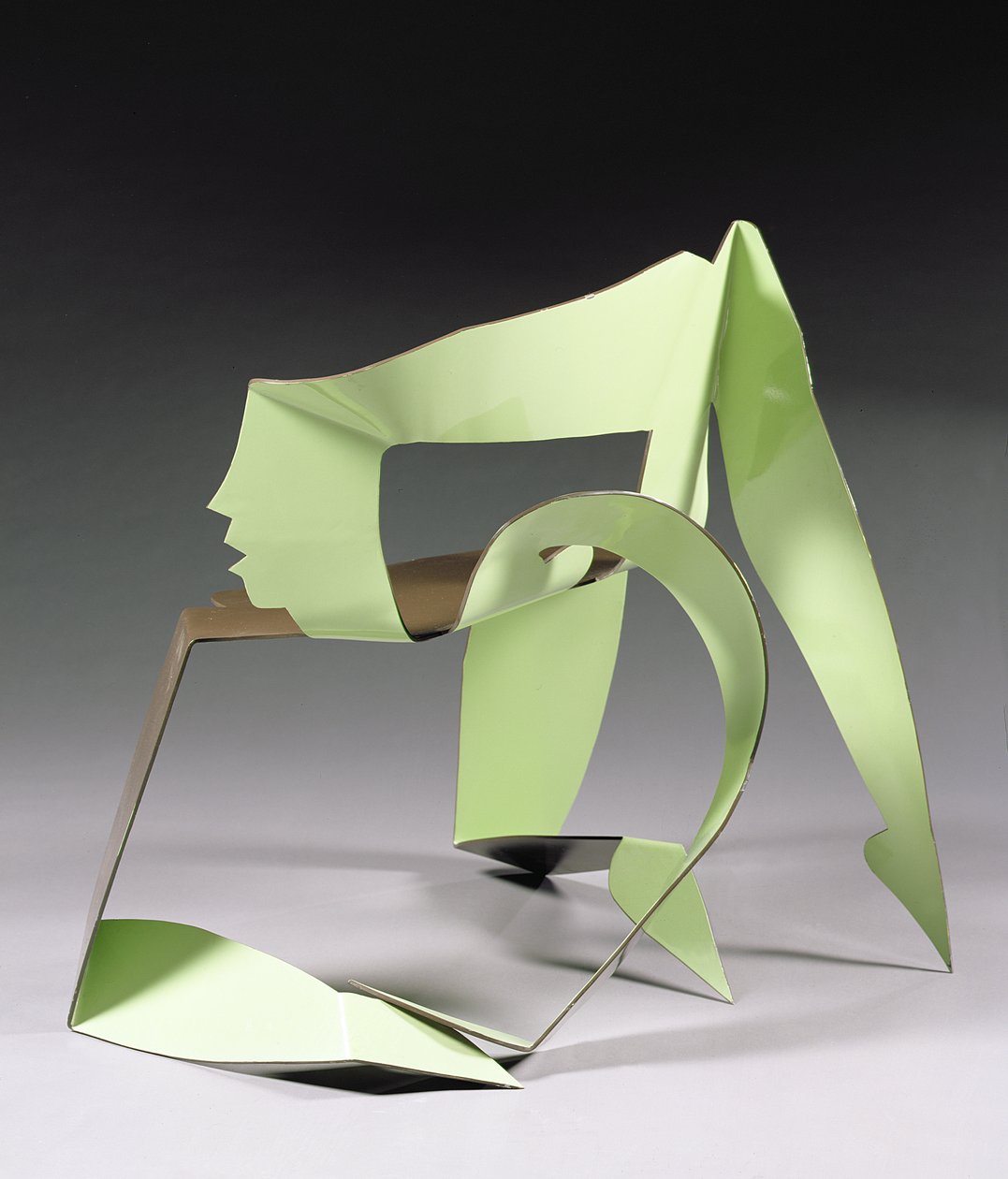 Odalisca (scultura di seduta) (acciaio verniciato) da Allen Jones