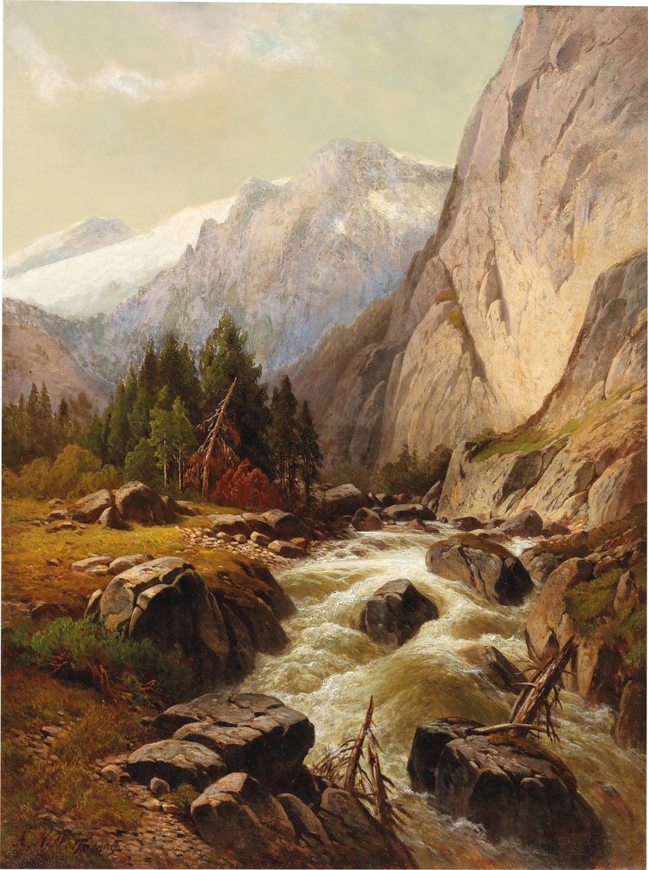 Torrente di montagna da Alois Wolf