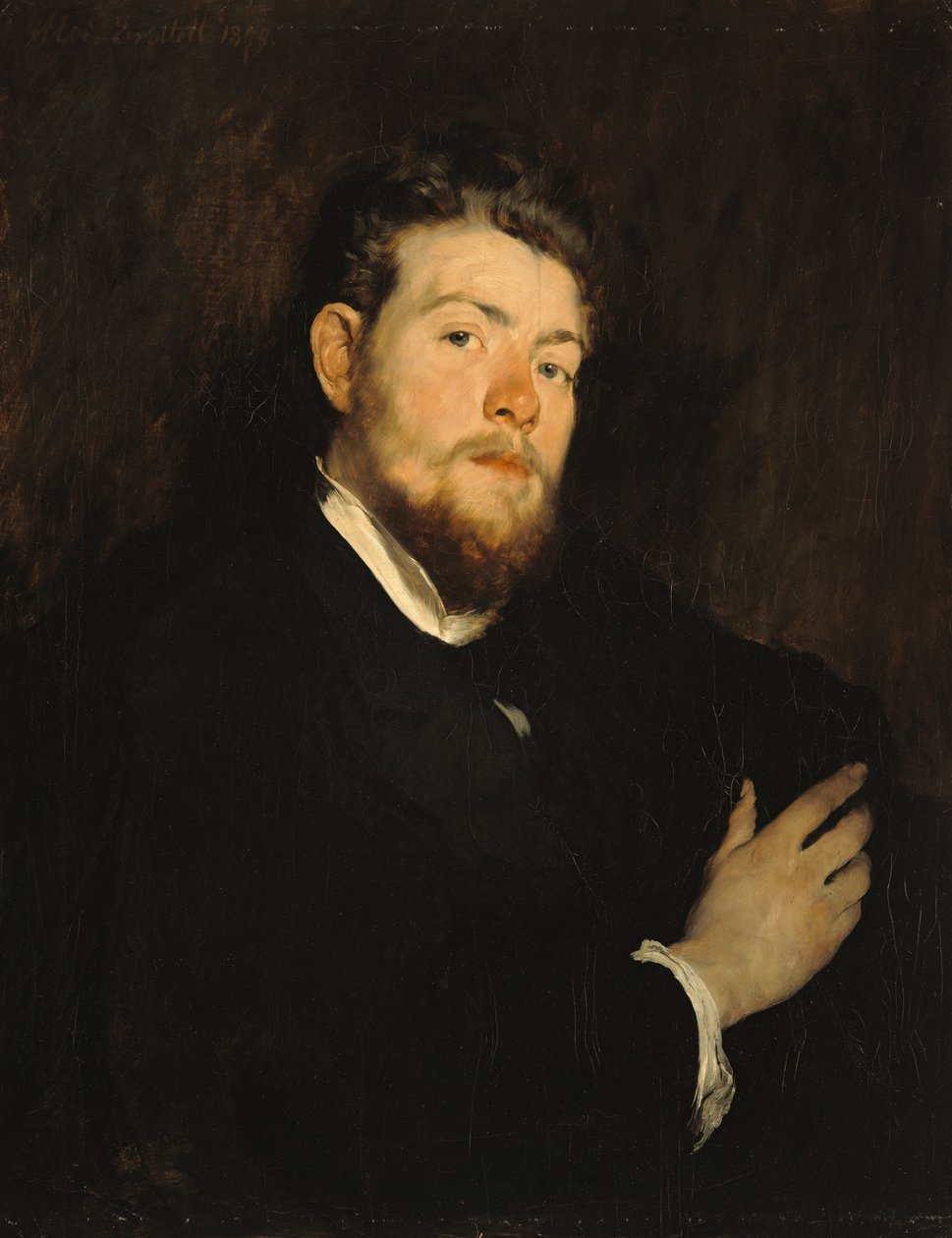 Il pittore Carl von Marr da Alois Erdtelt