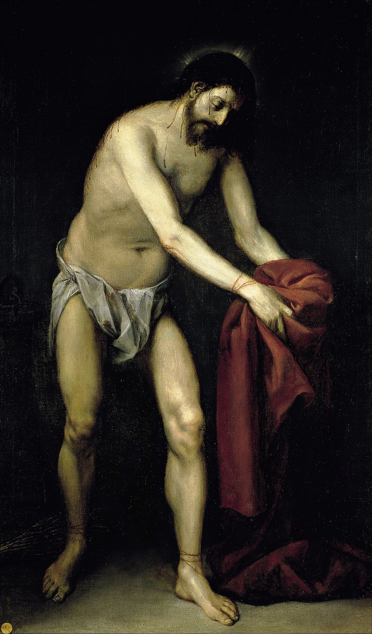 Cristo raccoglie le vesti da Alonso Cano