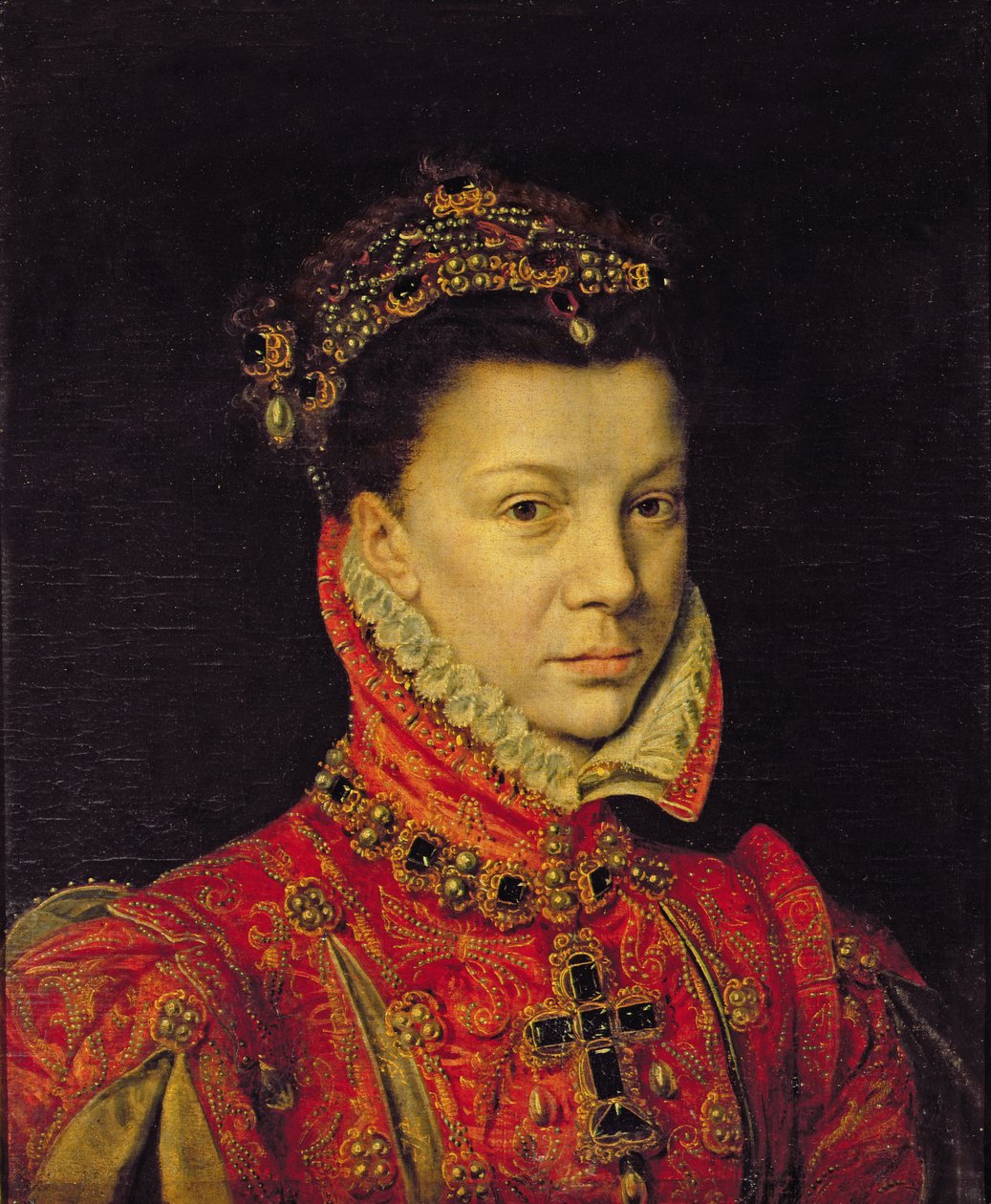 Elisabetta di Valois (1545-68) 1570 da Alonso Sánchez Coello