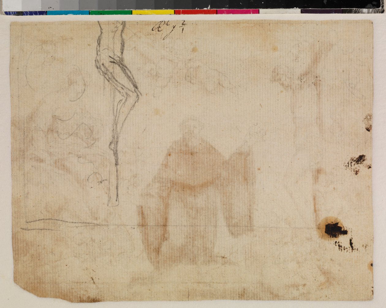 Cristo crocifisso, verso, XVII secolo da Alonso Cano