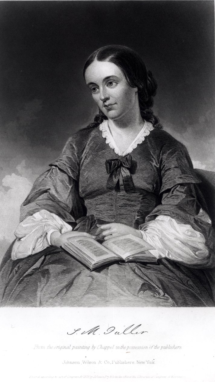 Margaret Fuller (1810-50) pub. da Johnson, Wilson e Co., 1872 da Alonzo Chappel