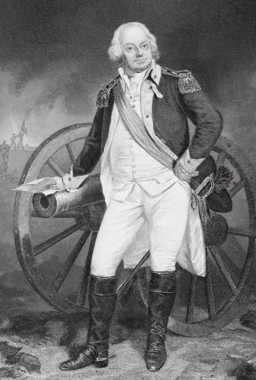 Ritratto di Benjamin Lincoln (1733-1810) da Alonzo Chappel