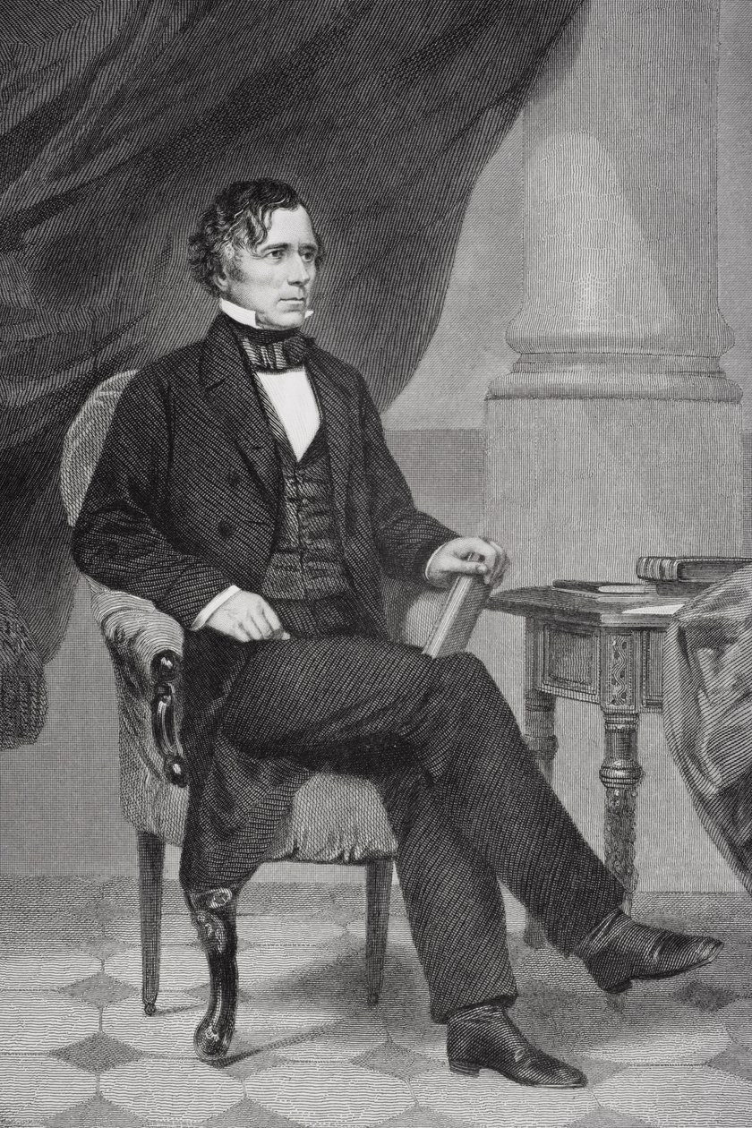 Ritratto di Franklin Pierce (1804-69) da Alonzo Chappel