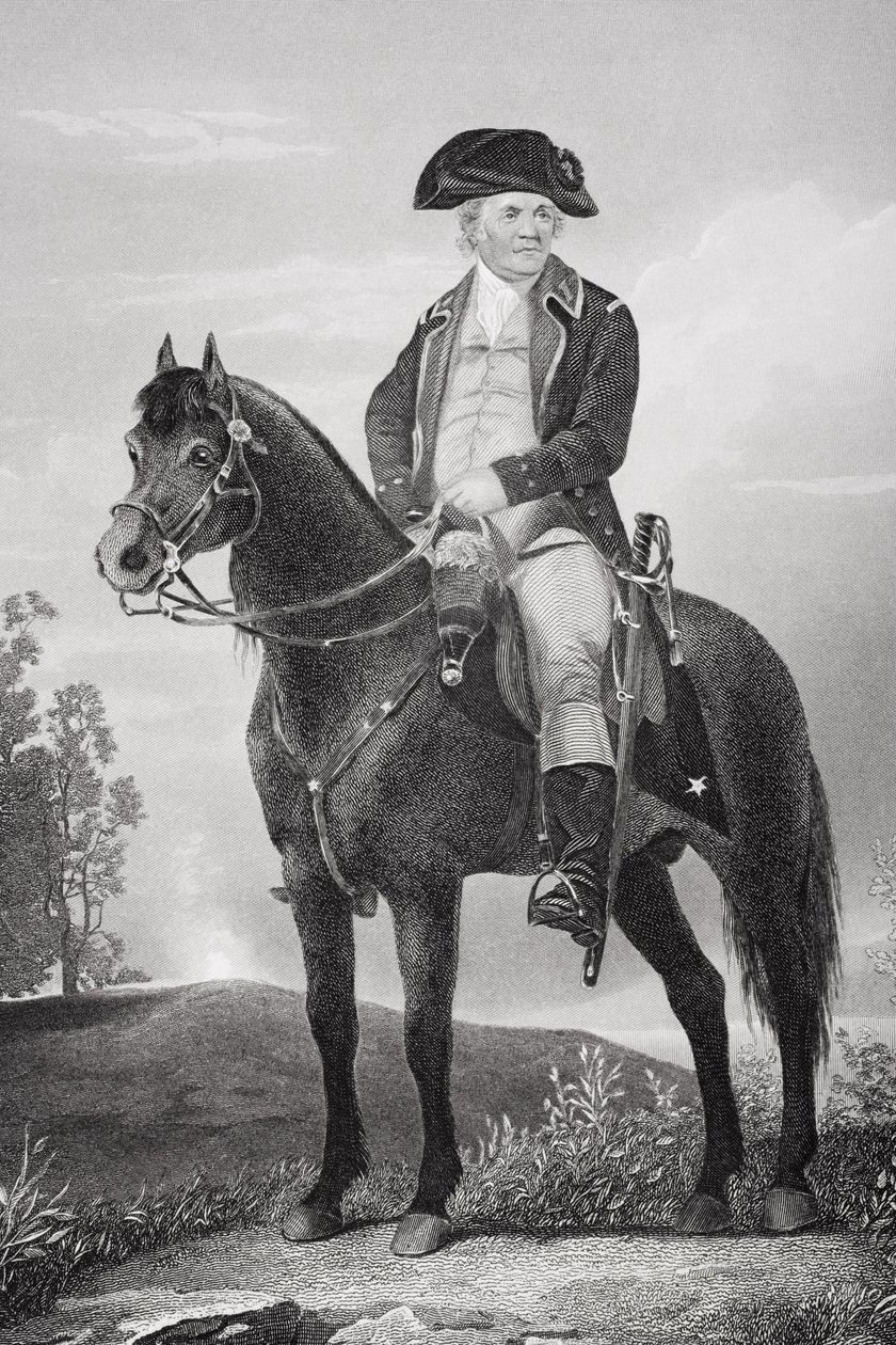 Ritratto di Israel Putnam (1718-90) da Alonzo Chappel