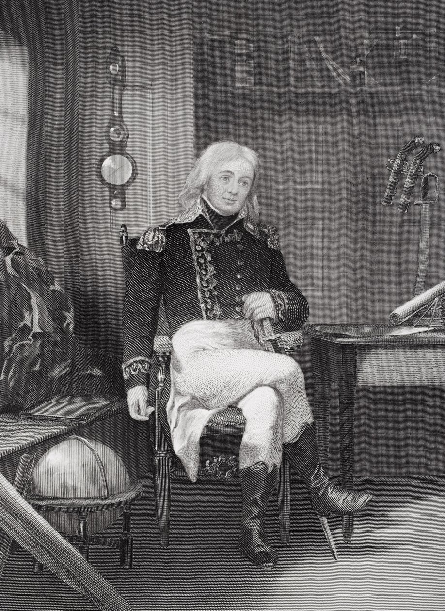 Ritratto di Joshua Barney (1759-1818) da Alonzo Chappel