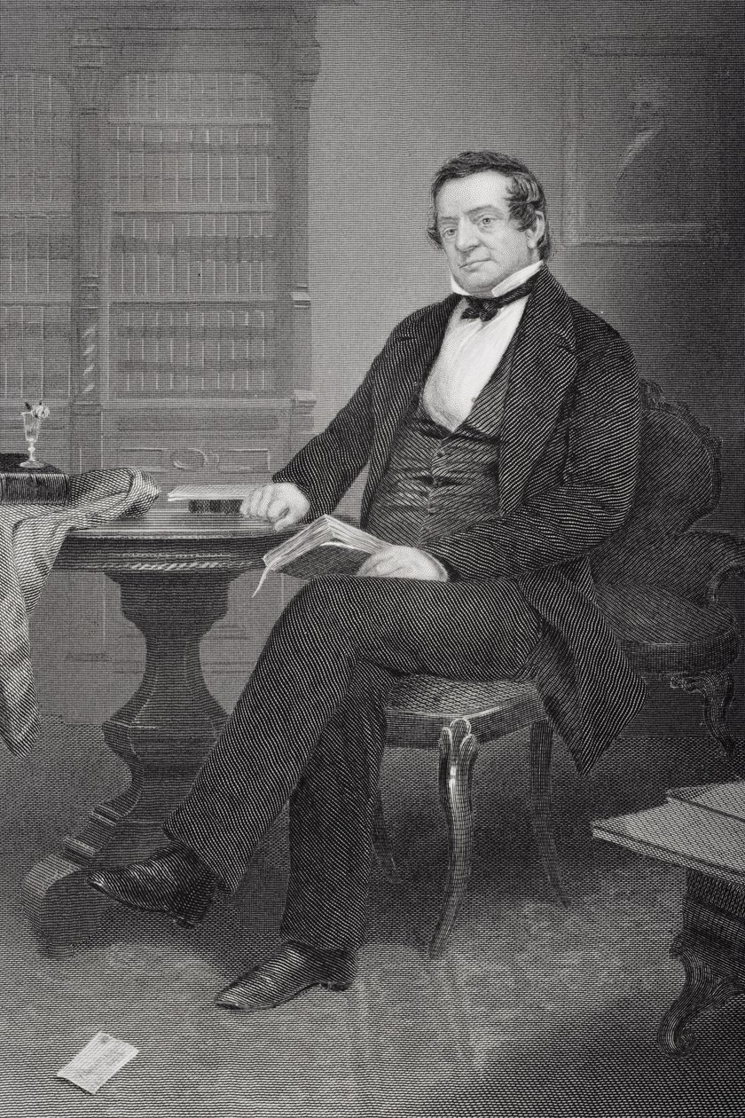 Washington Irving (1783-1859) da Alonzo Chappel