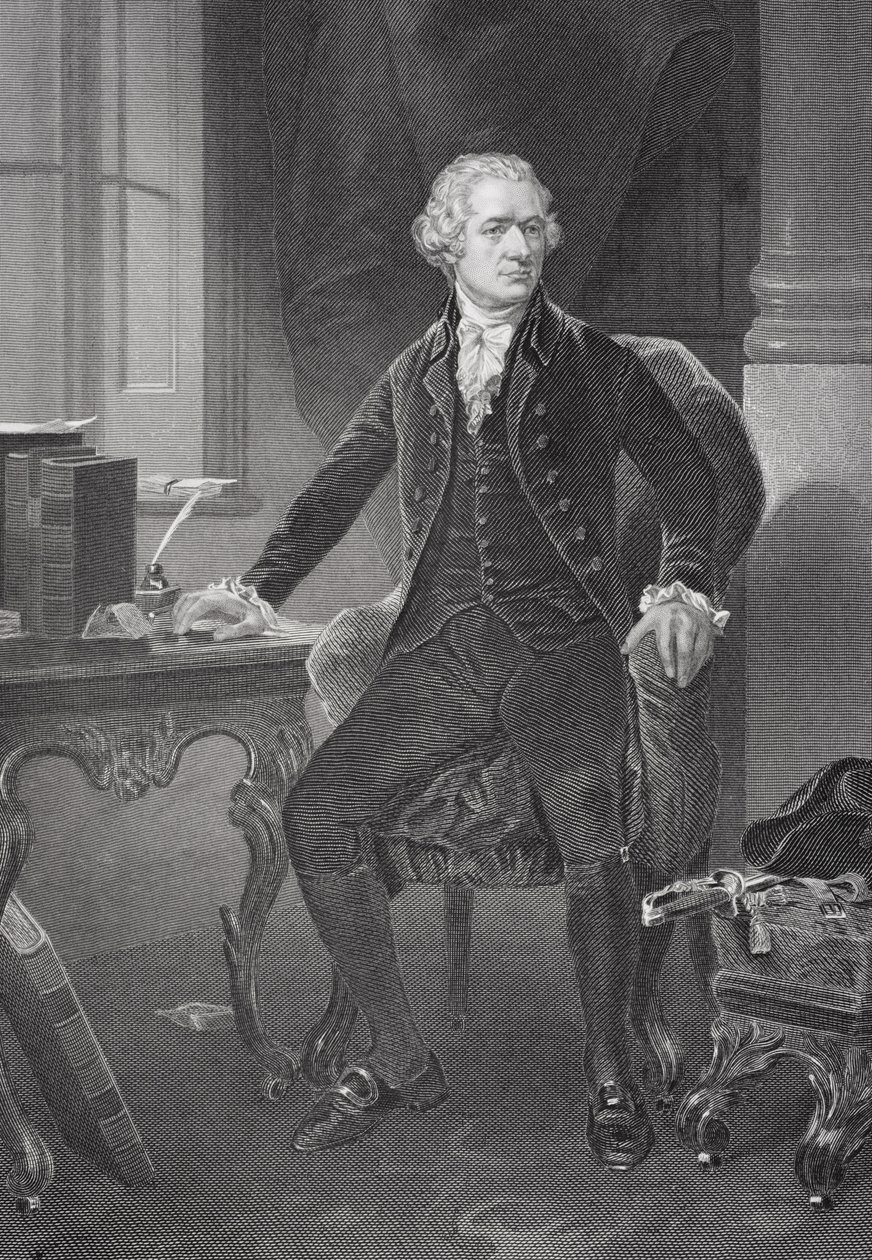 Ritratto di Alexander Hamilton da Alonzo Chappel