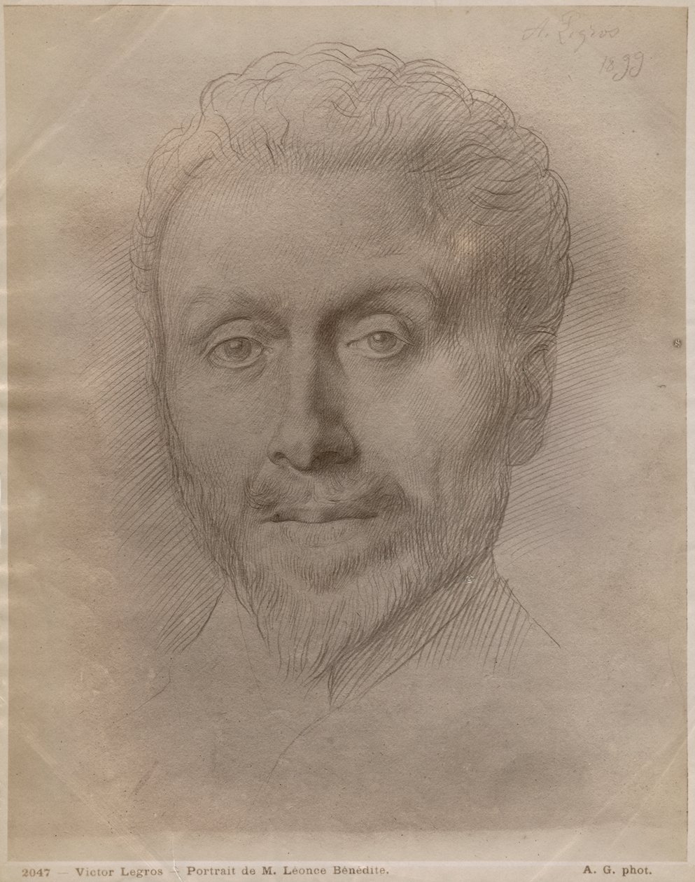 Leonce Benedite, 1899 da Alphonse Legros