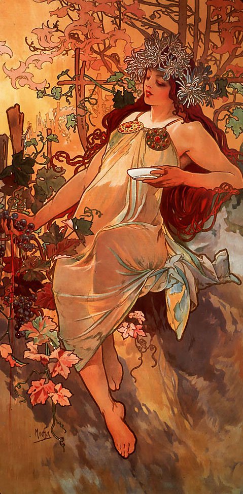 Autunno da Alphonse Mucha