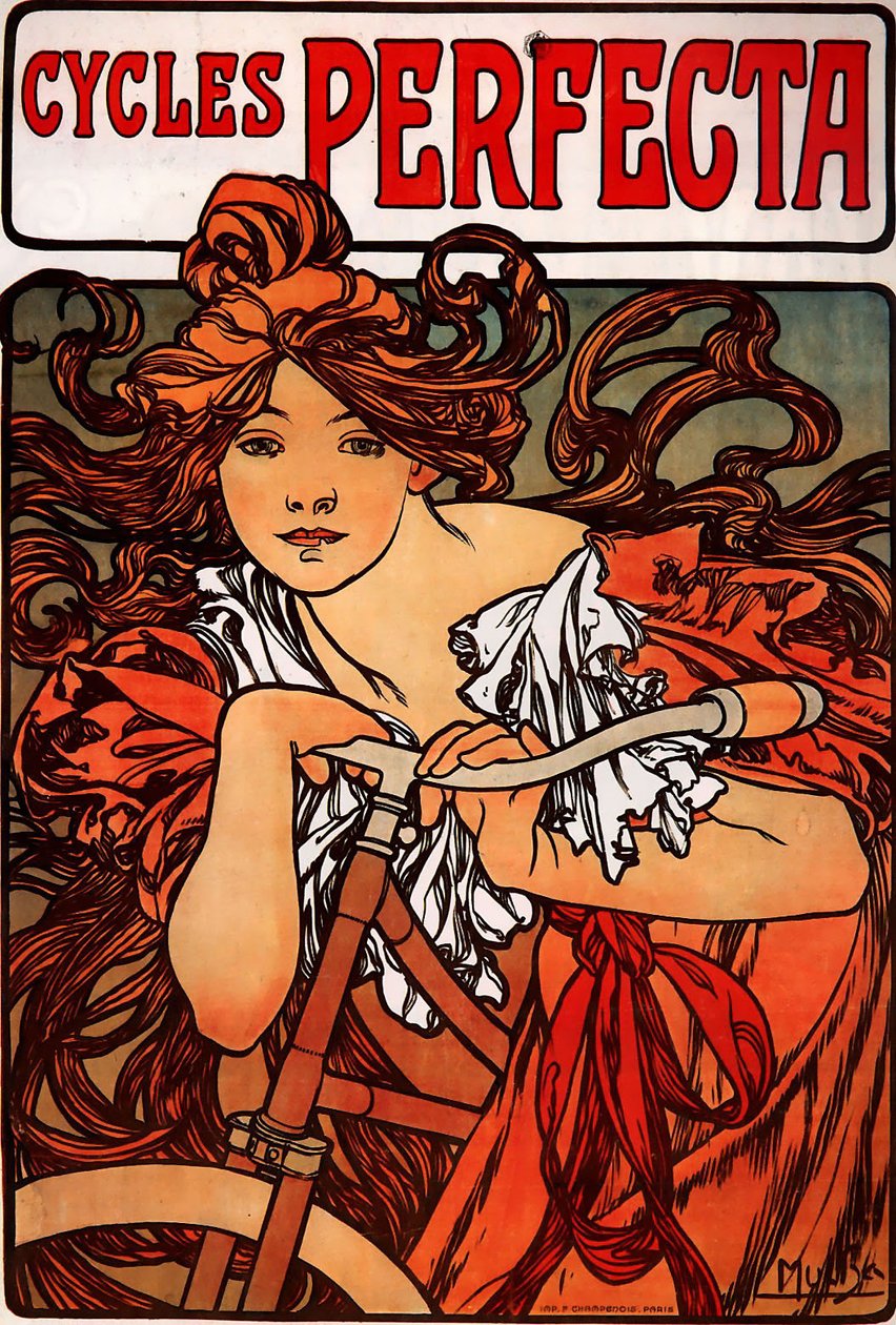 Cicli Perfecta da Alphonse Mucha