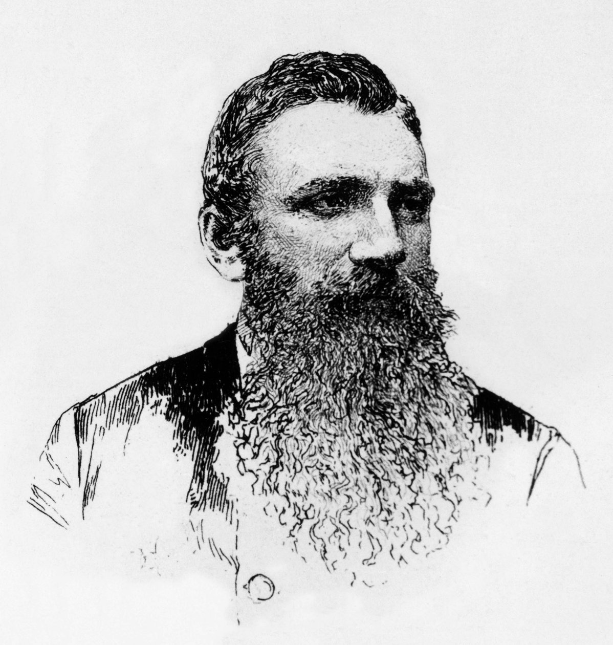 Auguste Rodin (1840-1917) scultore francese da Alphonse Lalauze