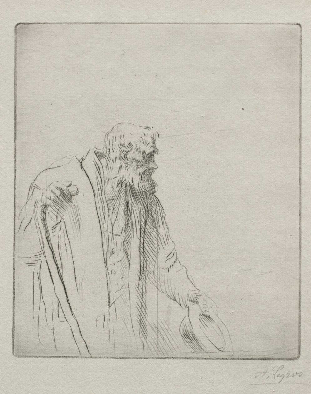 Un mendicante da Alphonse Legros