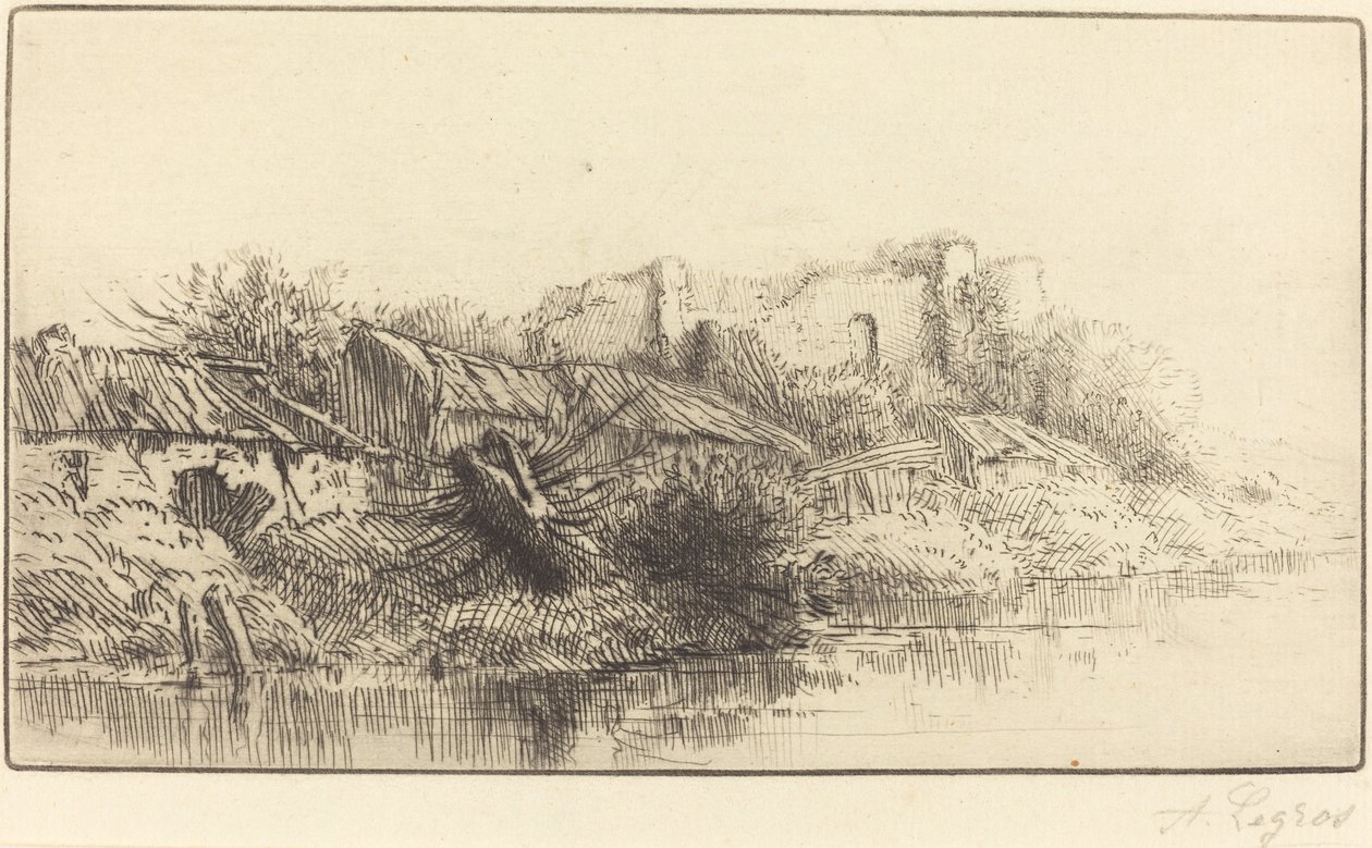 Villaggio abbandonato da Alphonse Legros