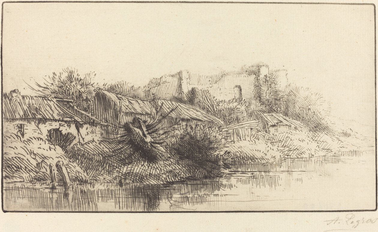 Villaggio abbandonato da Alphonse Legros