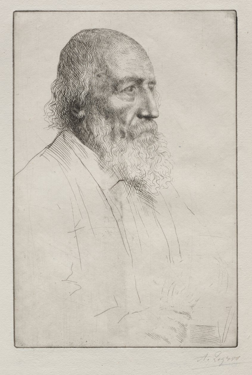 Alfred Lord Tennyson da Alphonse Legros