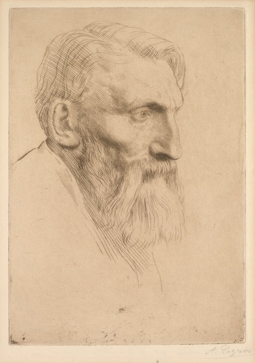 Auguste Rodin, 1881 da Alphonse Legros