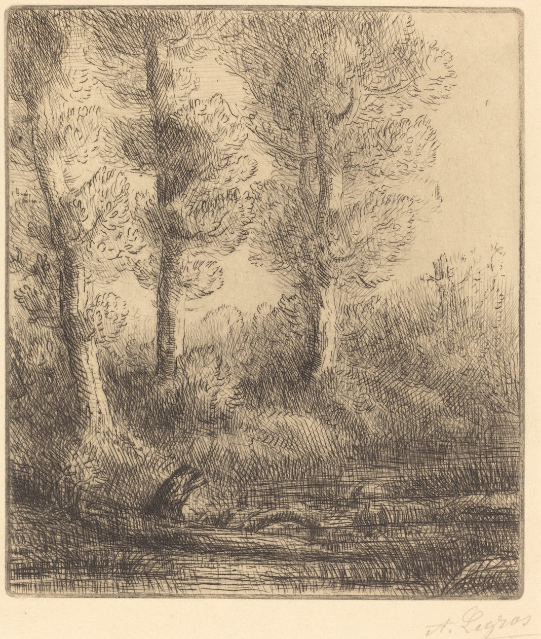 Rive du Saint-Pre da Alphonse Legros