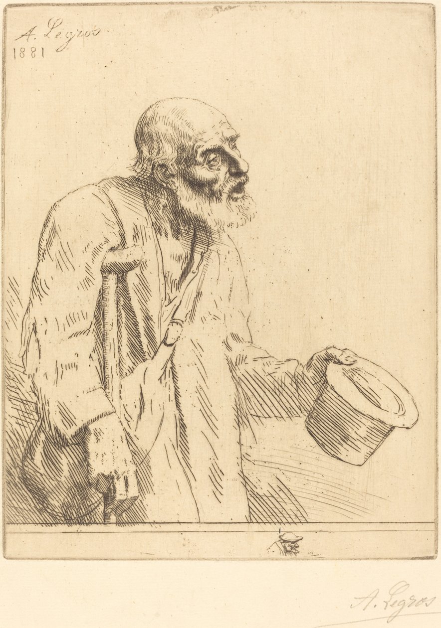 Mendicante da Alphonse Legros