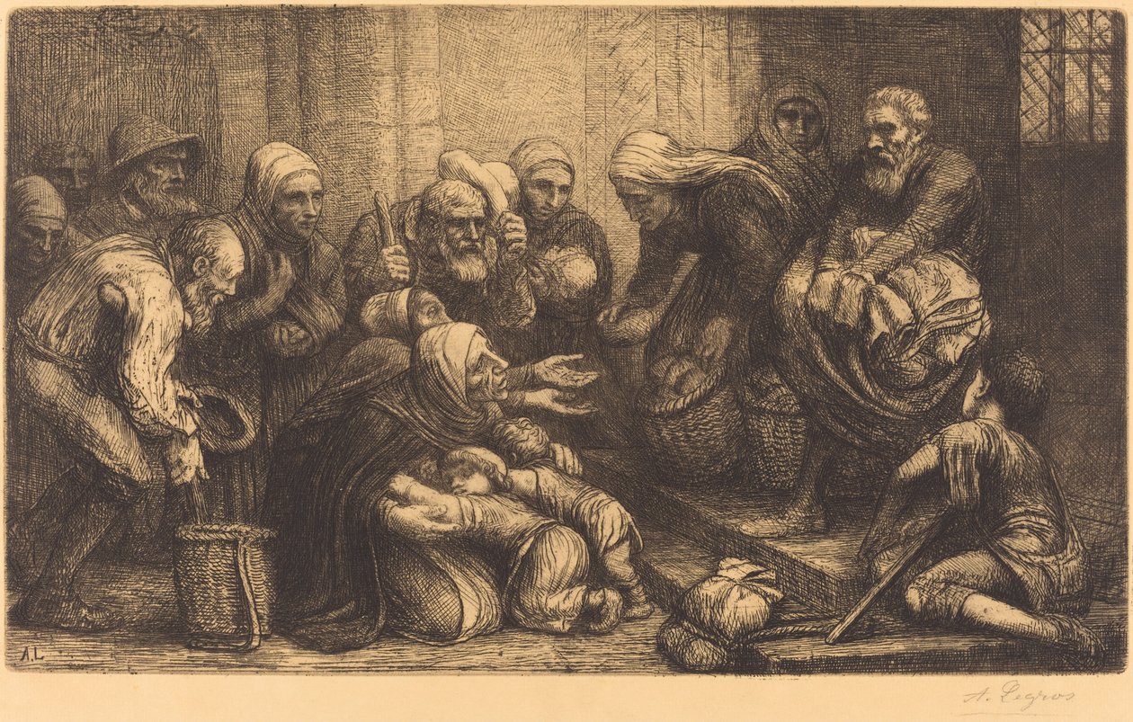 Mendicanti di Bruxelles da Alphonse Legros