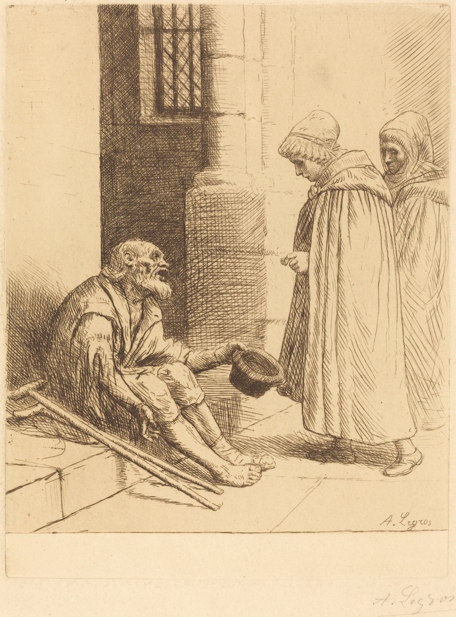 Carità da Alphonse Legros