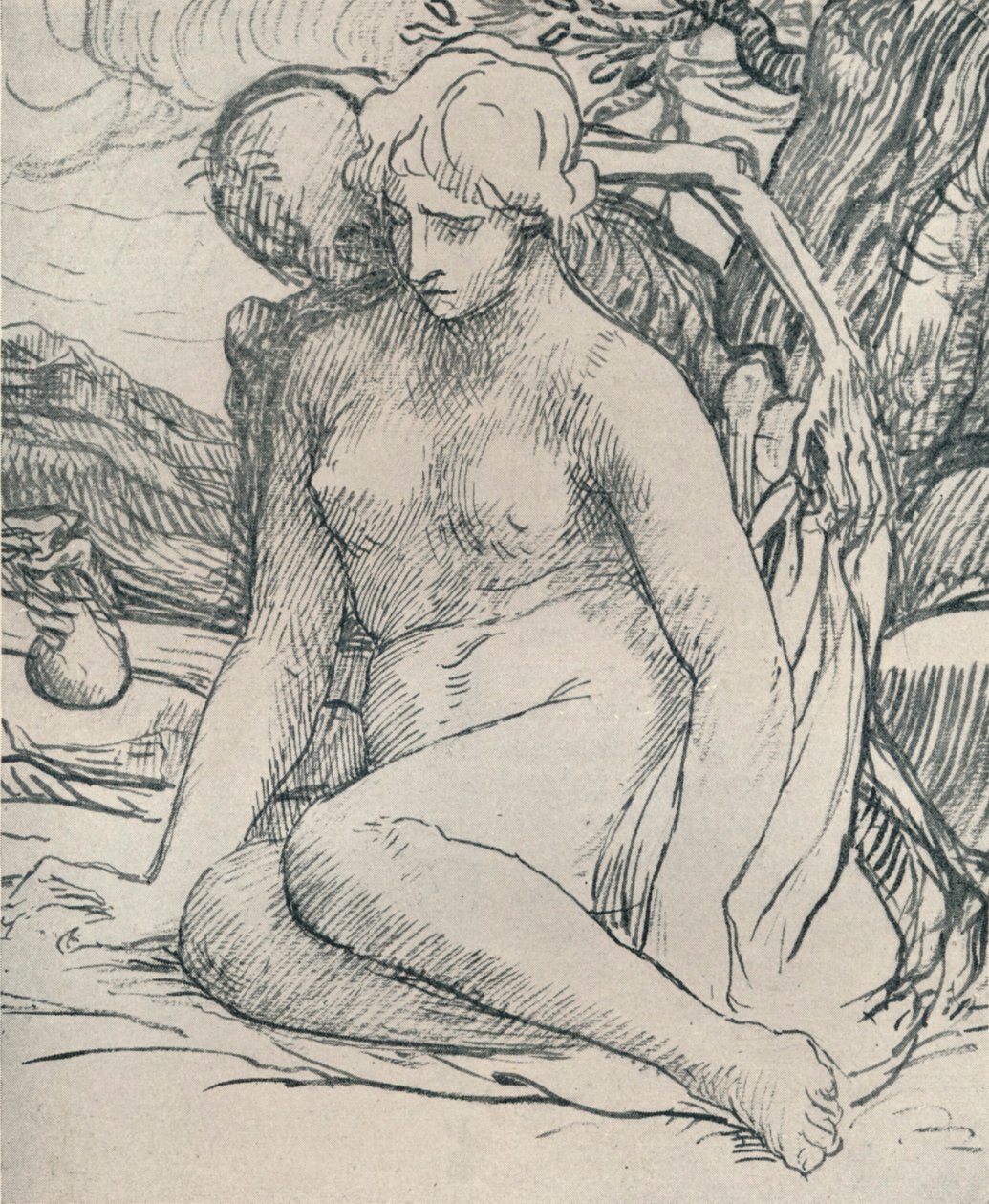 La morte il corteggiatore da Alphonse Legros