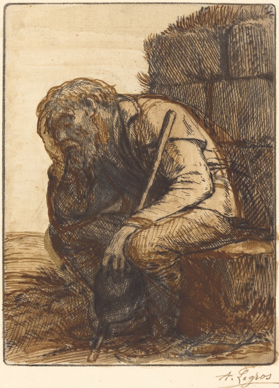 Uomo disperato (Le désespéré) da Alphonse Legros
