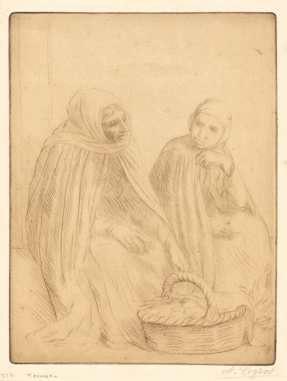 Venditrici di uova, 1ª tavola (Les marchandes d