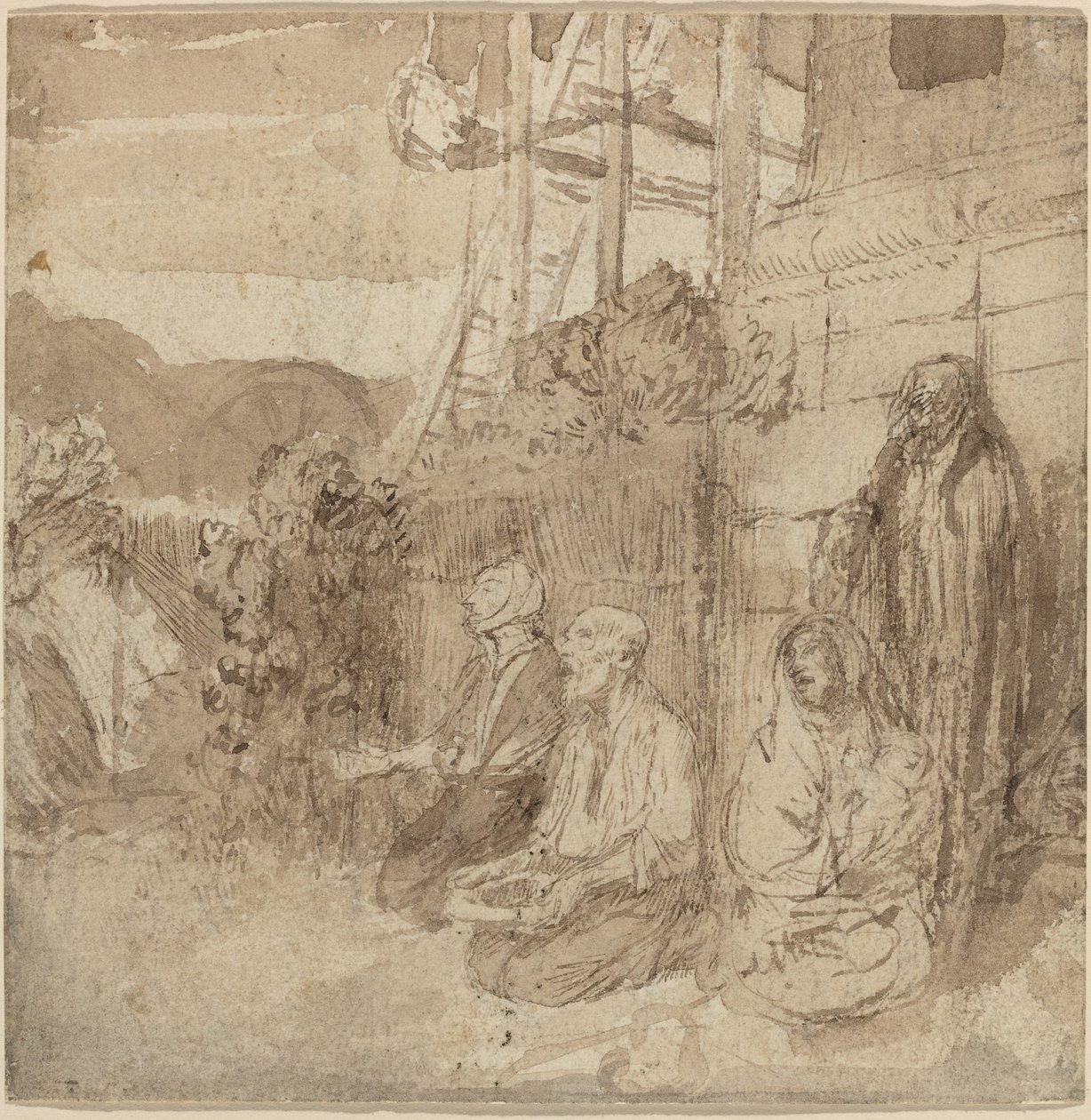 Mendicanti inglesi da Alphonse Legros