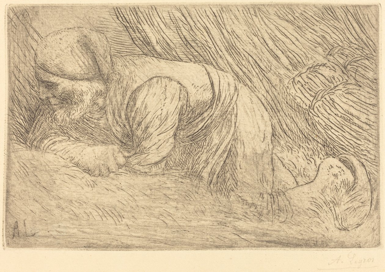Raccoglitore di fascine (Le fagotier) da Alphonse Legros