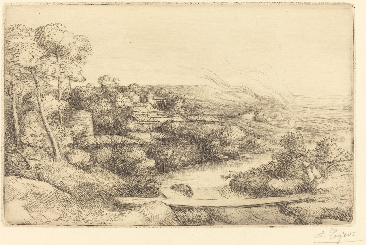 La passerella da Alphonse Legros