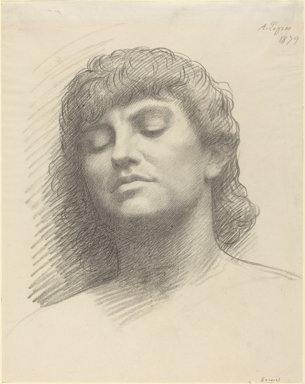 Testa, 1879 da Alphonse Legros