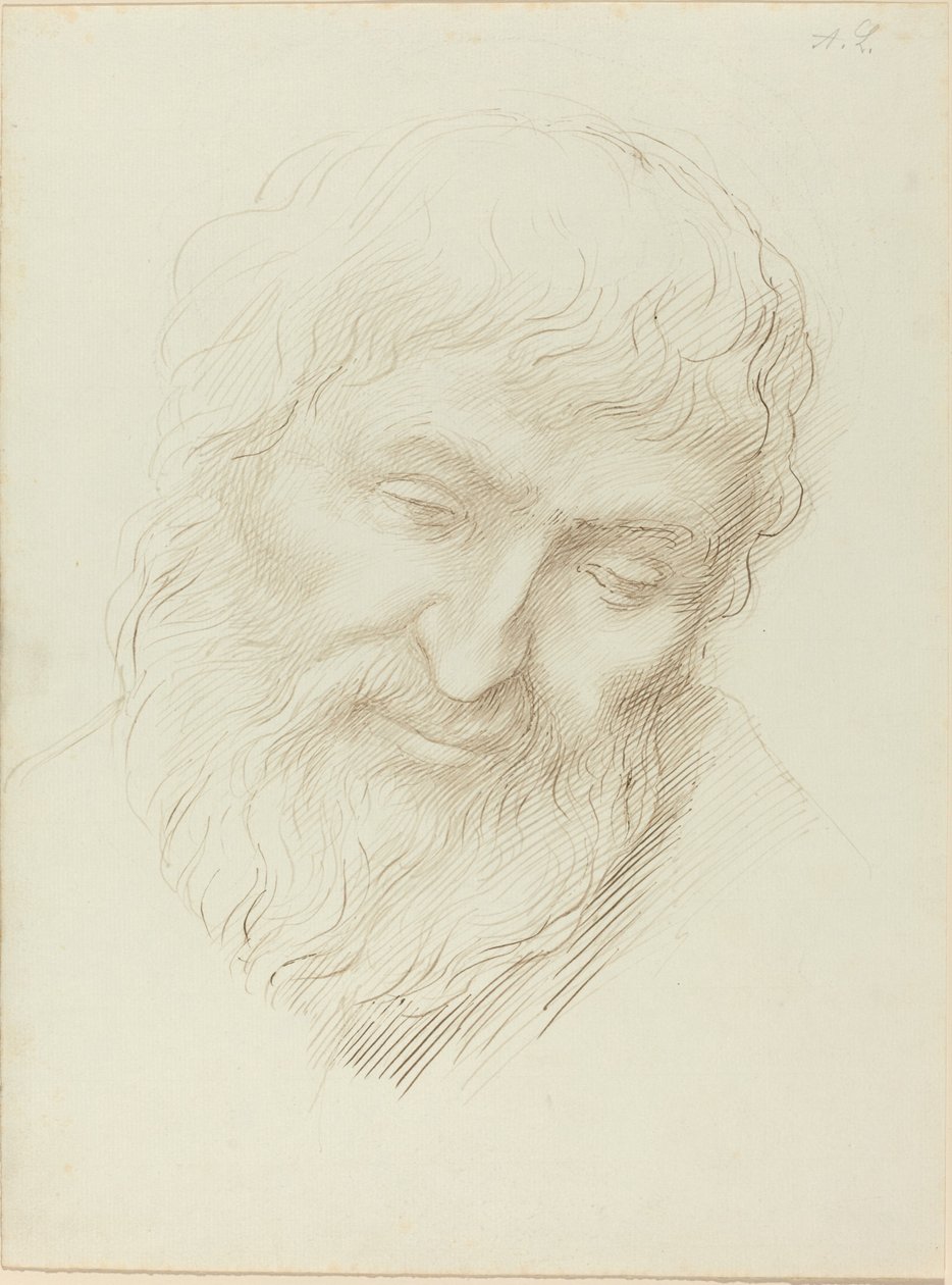 Testa di un uomo da Alphonse Legros