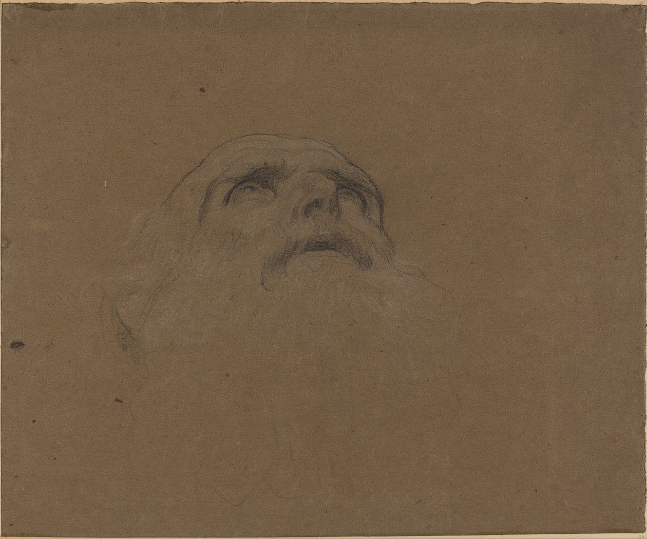 Testa di un vecchio da Alphonse Legros