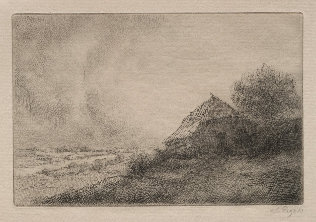Capanna sulla collina da Alphonse Legros