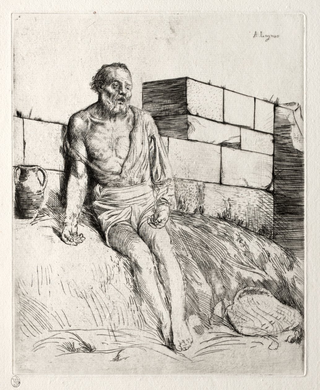 Giobbe (Prima Tavola) da Alphonse Legros
