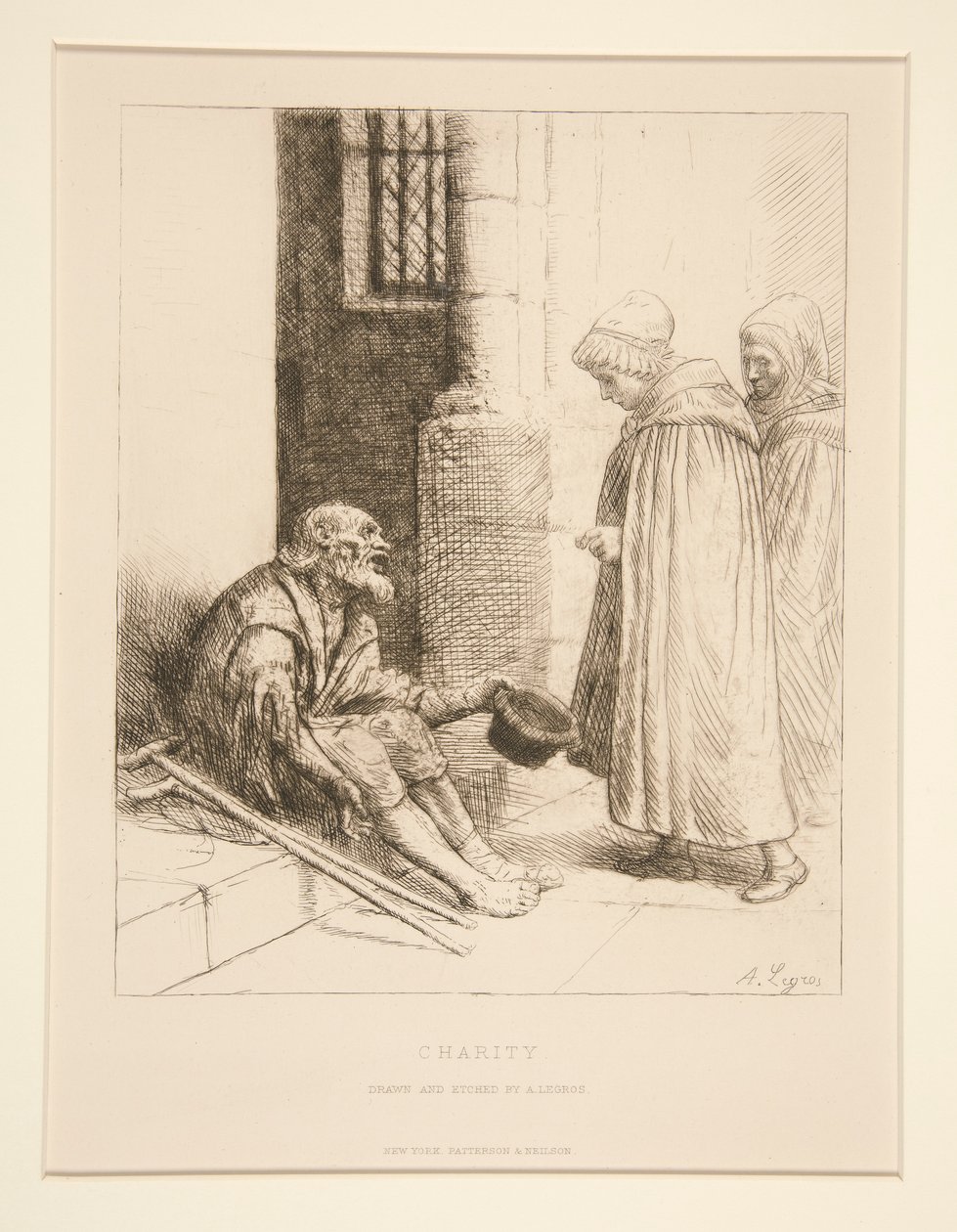 La Carità da Alphonse Legros