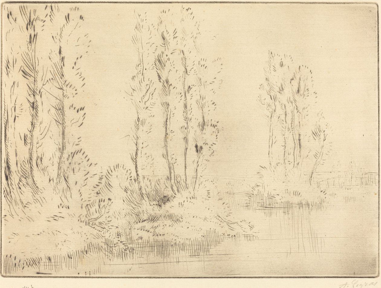 Paesaggio da Alphonse Legros