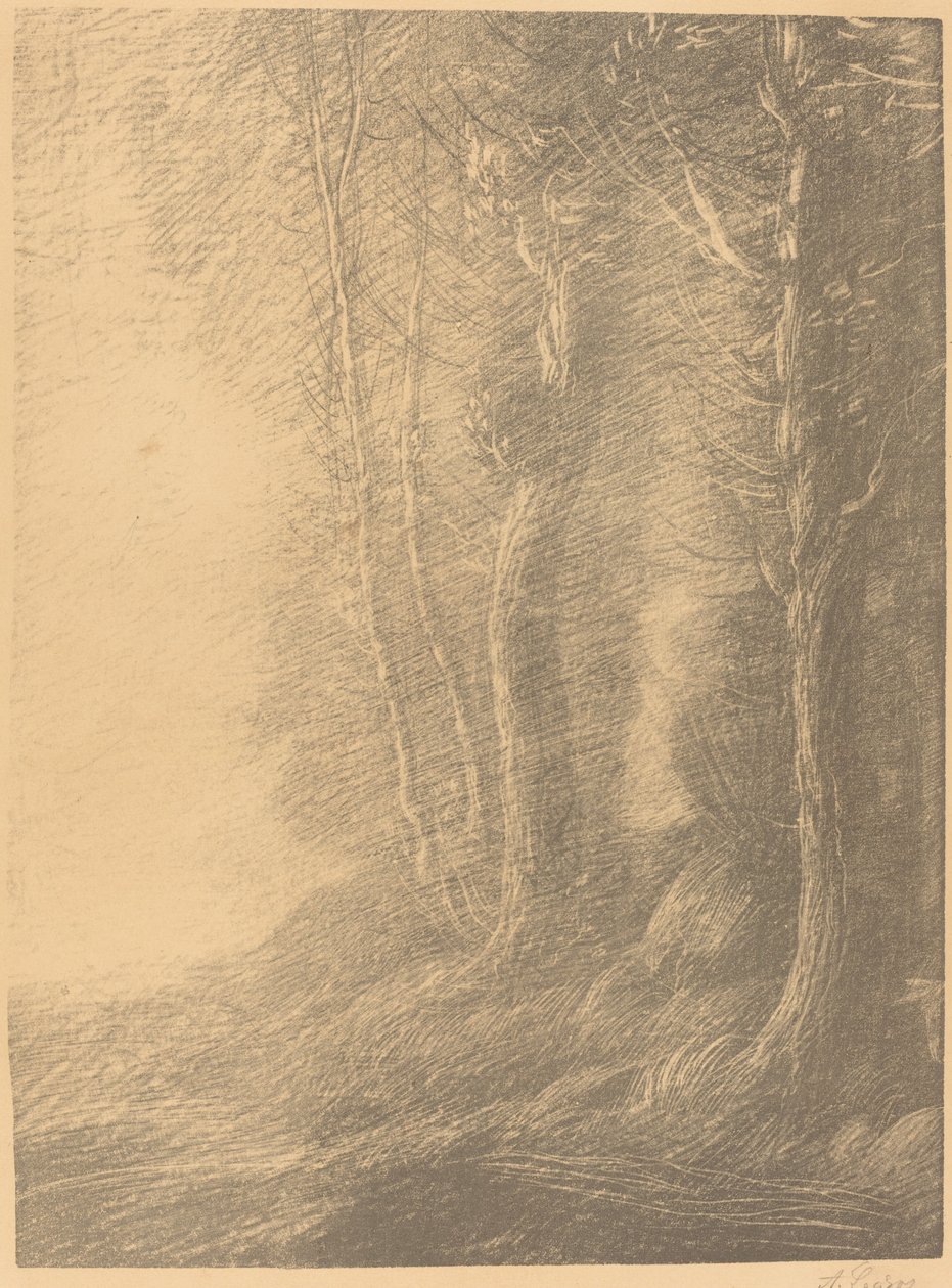 Paesaggio da Alphonse Legros