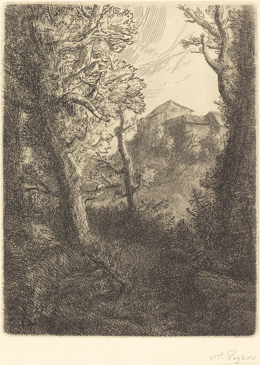 Paesaggio da Alphonse Legros