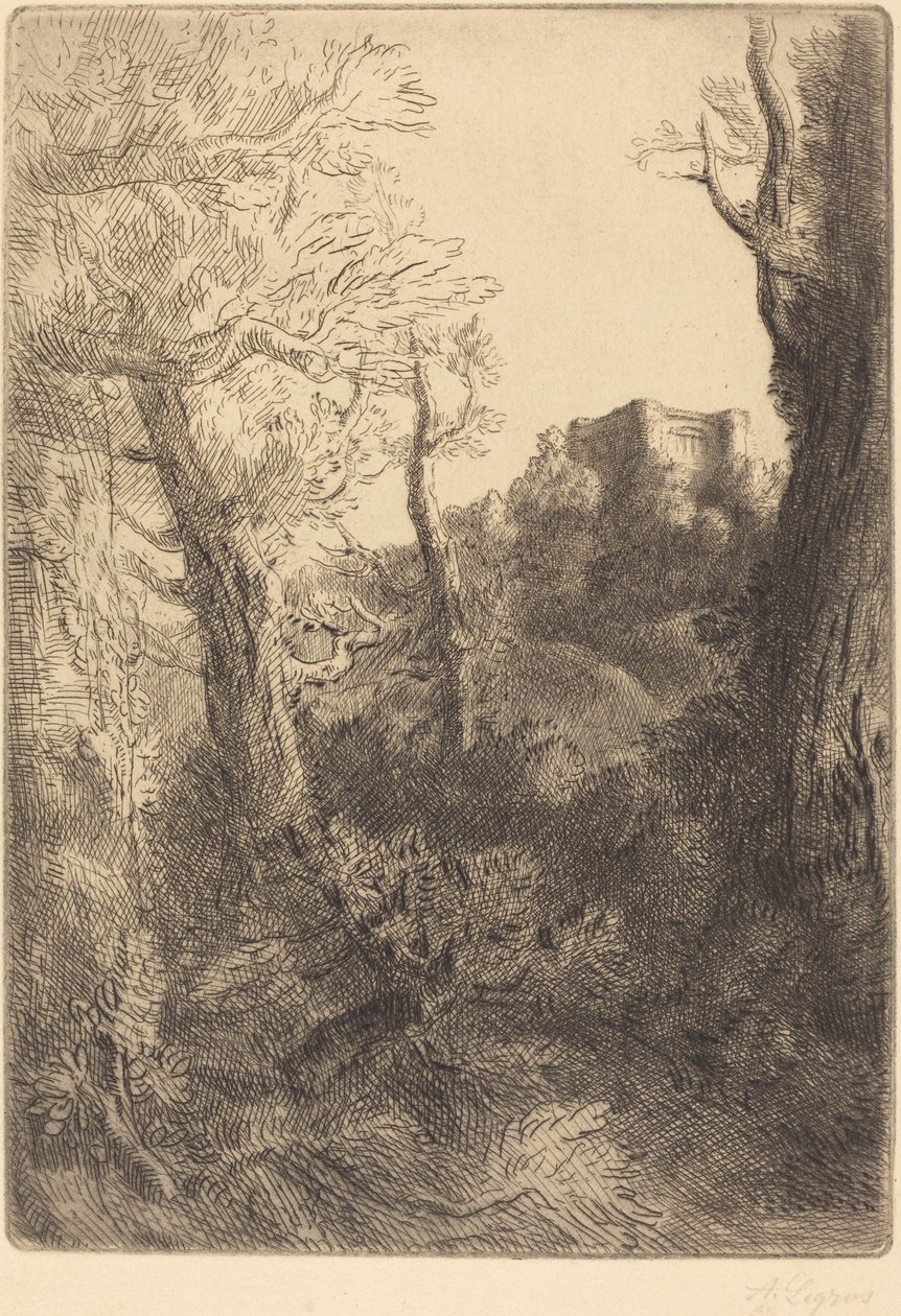 Paesaggio da Alphonse Legros