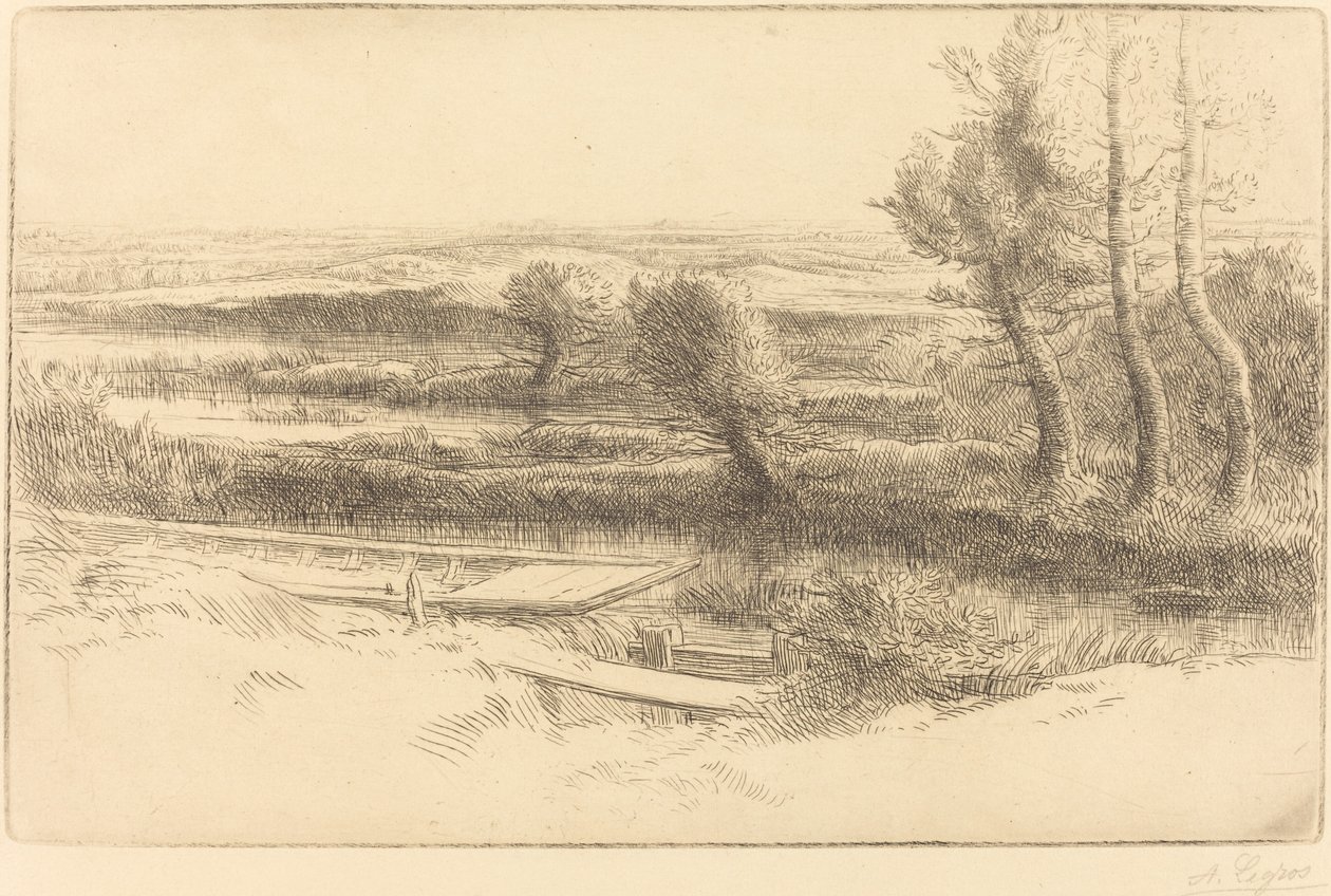 Paesaggio da Alphonse Legros