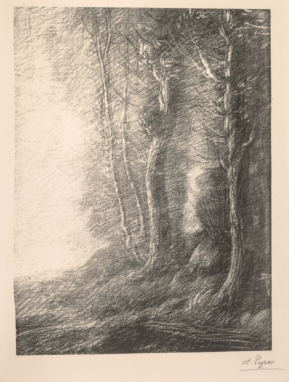 Paesaggio da Alphonse Legros